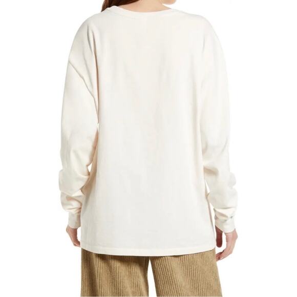 Urban Outfitters IETS FRANS Long Sleeve Boyfriend Tee Size M NWT - Picture 2 of 12